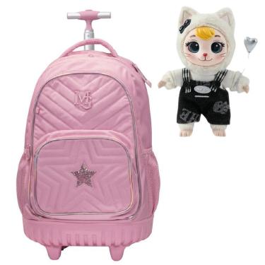 Imagem de MOCHILA MIA GLAM RODINHA REF M26033 COM CHAVEIRO AURORA-Feminino