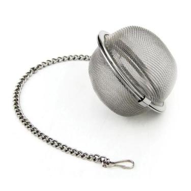 Imagem de Coador Peneira Infusor De Chá Ervas Infusão Bola Filtro Inox - Mimo St