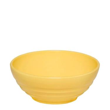 Imagem de Bowl Oriental Redonda 500ml Amarela Clara Em Polipropileno Linha Tendência Vem