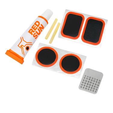 Imagem de Kit de Remendo de Pneus para Bicicleta e Carrinho de Mão – Compacto e Prático  8 Peças