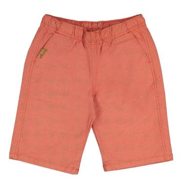 Imagem de Bermuda Infantil Menino em Sarja Social Laranja Ogochi-Masculino