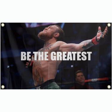 Imagem de Decoração de tapeçaria para pendurar na parede Be The Greatest Fighter 100x150cm