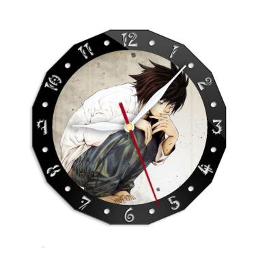 Imagem de Relógio de parede Deaths Notes Silent Non-Ticking 15 cm de vidro+acrílico