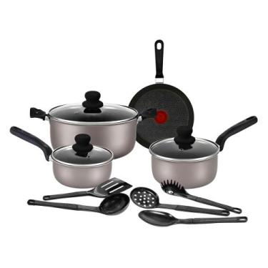 Imagem de Jogo De Panelas Rochedo 9 Peças Talent Imusa Revestimento Antiaderente