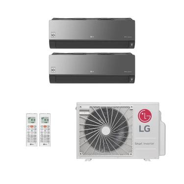 Imagem de Ar-Condicionado Multi Split Inverter LG 30.000 (1x Evap HW Artcool 9.000 + 1x Evap HW Artcool 24.000) Só Frio 220V