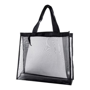Imagem de Bolsa Feminina Bag De Ombro Grande Passeio Shopping Feira - Hxt, Preto