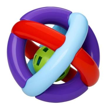Imagem de Bola Maluquinha para Bebês - Brinquedo Sensorial e Educativo - Cores sortidas