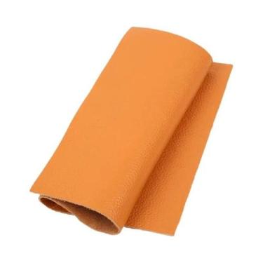 Imagem de Almofada De Sofá Em Couro Bovino Macio Marrom 1.5mm, Camada Superior D