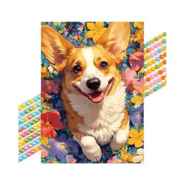 Imagem de Kit De Pintura Diamante Gatos E Leões, Mosaico Completo, Ponto Cruz, A