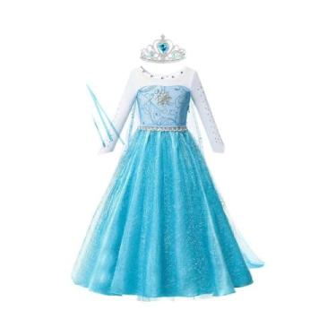 Imagem de Fantasia De Princesa Para Meninas, Vestido Para Festa De Aniversário E