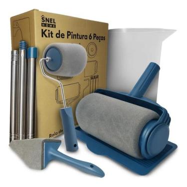 Imagem de Kit 4 Rolo De Pintura Com Reservatório Inteligente, Prático, Fácil De 
