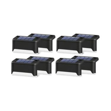 Imagem de Luzes LED Solares à Prova d'Água para Jardim - Iluminação para Escada 