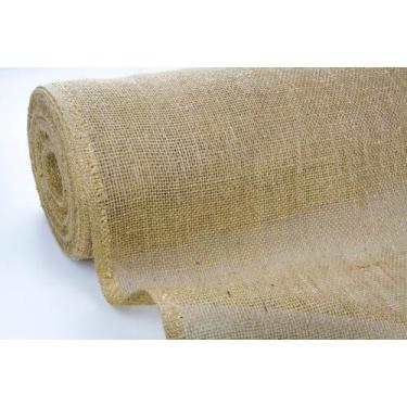 Imagem de Tela De Juta Aberta P9 Rolo 1,00x25m Textil Fibra Vegetal - Plast.co