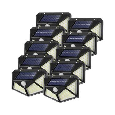 Imagem de Luzes De Parede Solares À Prova d'Água Com Sensor De Movimento Para Ex