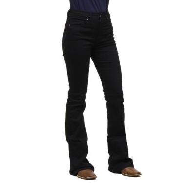 Imagem de Calça Feminina Boot Cut Preta Tassa 39324, 42