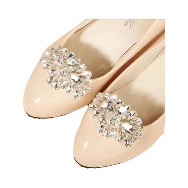 Imagem de Clipes Para Sapatos De Salto Alto Para Noivas, Decoração De Cristal Co