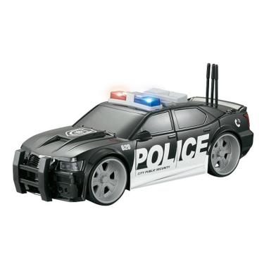 Imagem de Carrinho De Polícia De Fricção Com Luz E Som - City Service - Preto - 1:16 - Yes Toys