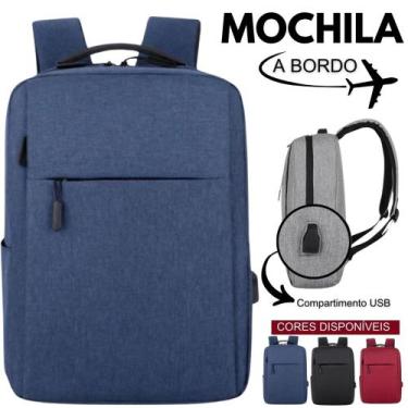 Imagem de Mochila Viagem de Bordo Escolar À Prova D'água Executiva Notebook Facu