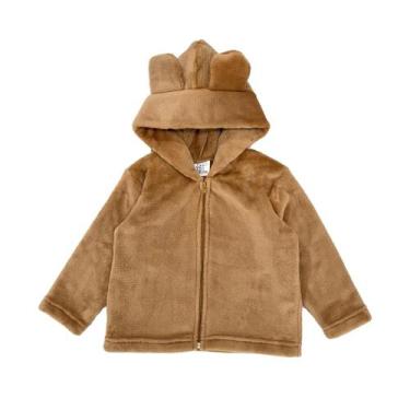 Imagem de Casaco Jaqueta Fleece Pelucia Infantil Inverno Roupa De Frio - Fofotin