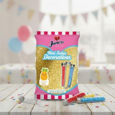 Imagem de Mini Bala De Coco Para Tubetes E Lembrancinhas De Festa 400g - Junco