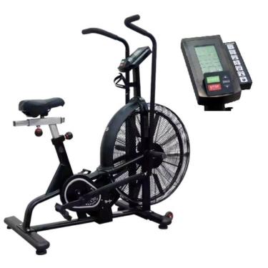 Imagem de Air Bike Bicicleta Spinning Crossfit Display Lcd Airbike Ergometrica Academia Em Casa