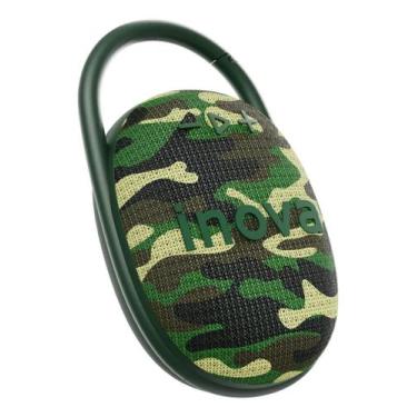Imagem de Caixa som bluetooth portátil inova potente ipx6 tws (até 5h) - verde c
