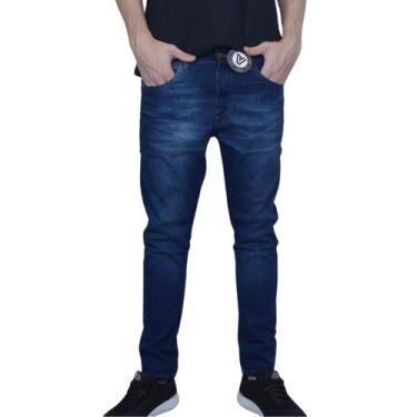 Imagem de Calça Masculina Venon Básica Jeans Escuro 4 Bolsos, Jeans escuro, 38