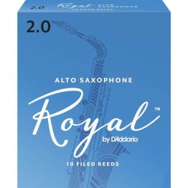 Imagem de Palheta Sax Alto Rico Royal 2,0