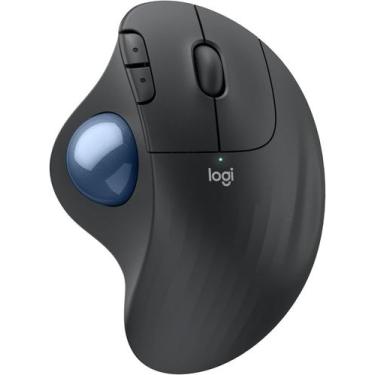 Imagem de Mouse Sem Fio Logitech Trackball M575S USB Bolt 910-007031, Preto