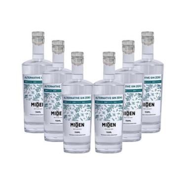 Imagem de Gin Sem Álcool Miden - 700mL - Nacional - 06 unidades