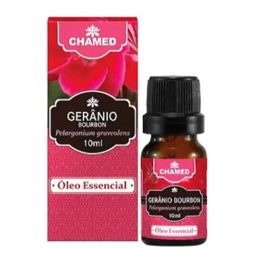 Imagem de Óleo Essencial de Gerânio Bourbon 10ml - 100% Puro - Chamed - Chamel