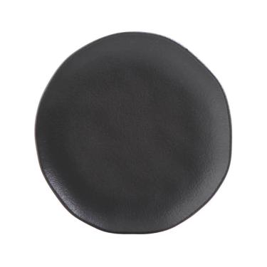 Imagem de Kit 24 Pratos Cerâmica Stoneware 19cm Sushi Sashimi Preto Fosco Servir Restaurantes