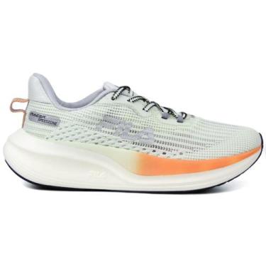 Imagem de Tênis Fila Racer Speedzone Feminino, 39, Verde canario, Prata, Laranja
