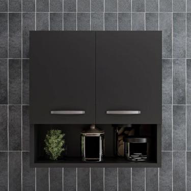 Imagem de Armário de Cozinha Aereo 2 Portas Modular Compacta Modular Móveis Bona