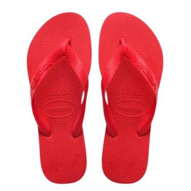 Imagem de Chinelo Havaianas Top Básica, 33/34, Vermelho rubi