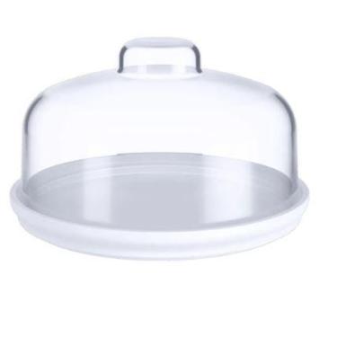 Imagem de Porta Queijo Minas Branco - Coza - BRINOX