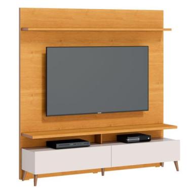 Imagem de Home Theater Boss 1.8 Nature com Off White - Imcal Móveis
