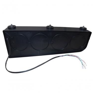 Imagem de Lanterna Traseira Automotiva Esquerda 040533 para Carretas Randon com Triângulo LED 12-24V Multilight Lanternas
