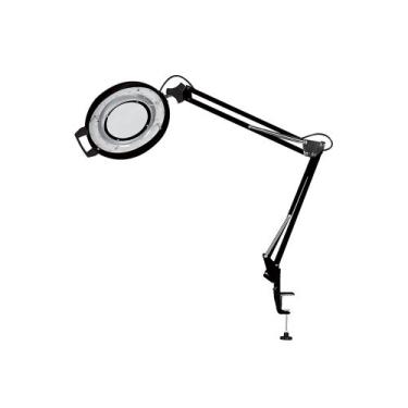 Imagem de Lupa de LED com  Apoio de Mesa Preta - Estek