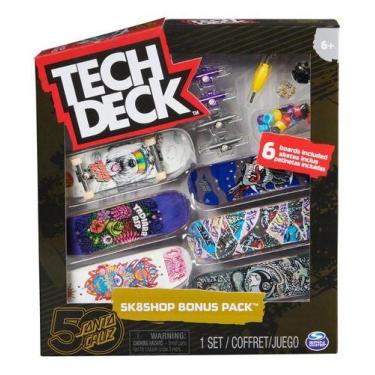 Imagem de Skate De Dedo 6 Shapes Tech Deck Pro Coleção - Sunny, Blind
