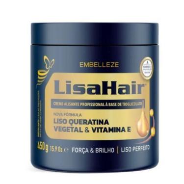 Imagem de Creme Alisante Tradicional Lisa Hair Profissional 550g - Alisamento Ve