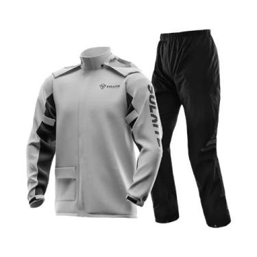 Imagem de Conjunto De Capa De Chuva Para Motociclistas, Jaqueta E Calças Para Pr