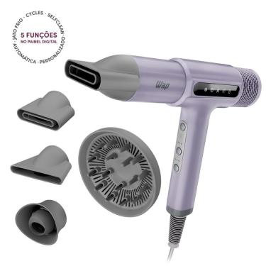 Imagem de Secador de Cabelo WAP Intense Dryer BLDC 1600W 3 Temperaturas Branco WAP 220V 9CM