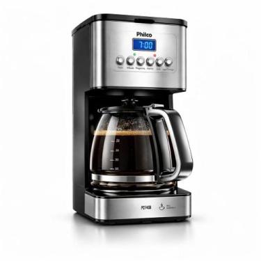 Imagem de Cafeteira Philco 40 cafezinhos 1000W Painel Digital PCF40B -, Preto, 2