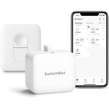 Imagem de Kit Controle Remoto SwitchBot com Botão Inteligente para Acionamento