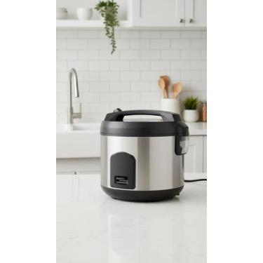 Imagem de Panela Elétrica de Arroz 900W 12 Xícaras Inox - Congratulations Store