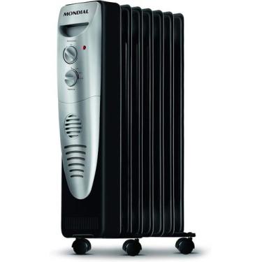 Imagem de Aquecedor a Óleo Mondial A06NV 1500W 3 Níveis Termostato Silencioso Nã
