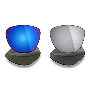 Imagem de Mryok 2 pares de lentes polarizadas de substituição para óculos de sol Oakley Frogskins – opções