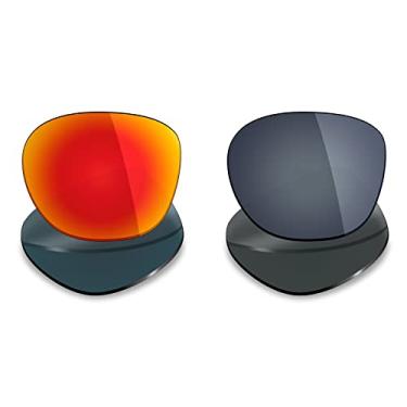 Imagem de Mryok 2 pares de lentes polarizadas de substituição para óculos de sol Oakley Latch – Opções