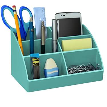 Imagem de Acrimet Organizador de Mesa Easy Organizer, Ideal para Escritório, Casa ou Estudo, Cor Verde Sólido, 960.6